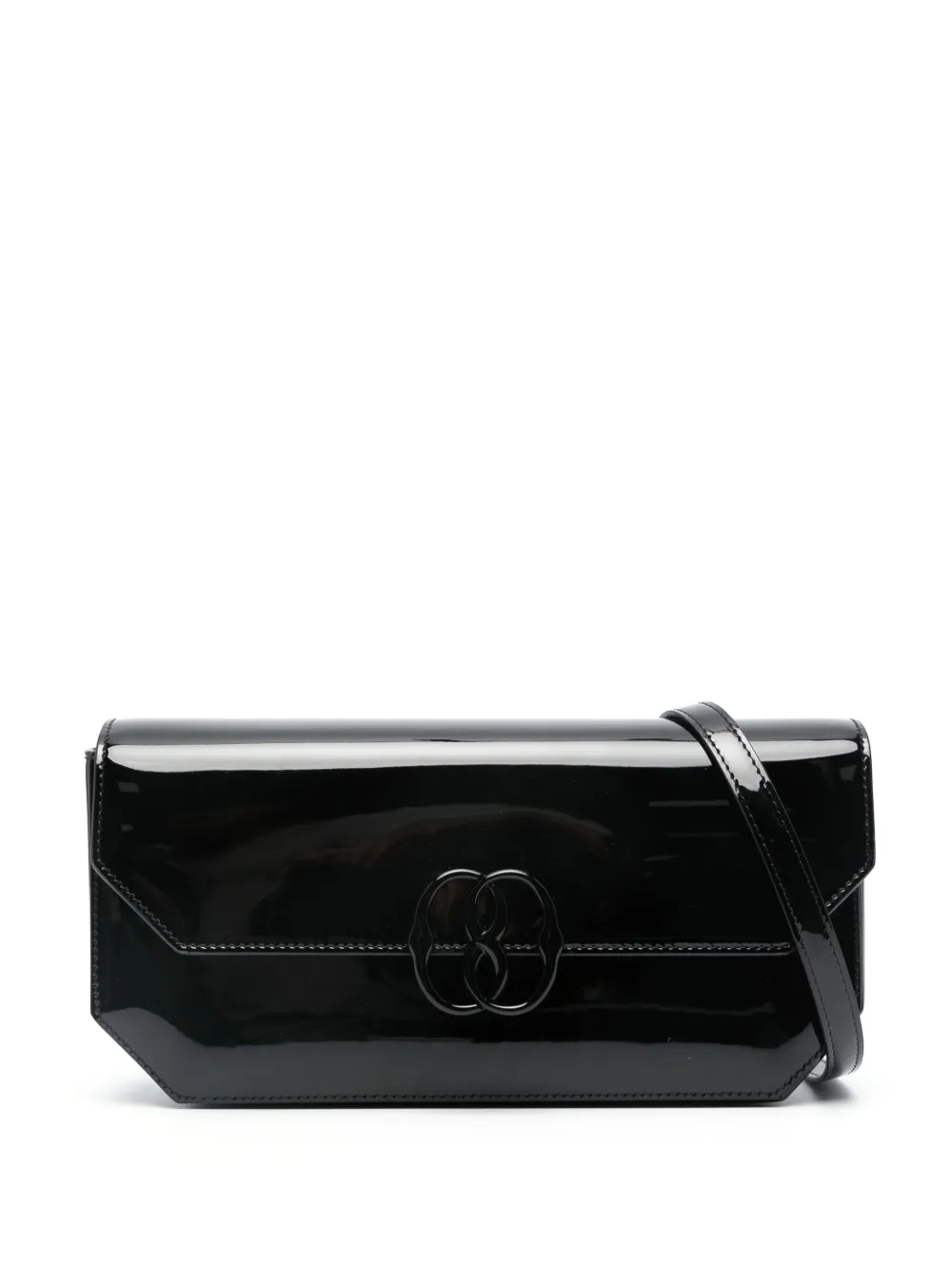 Bally Emblem Logo-plaque Leather Bag In Black