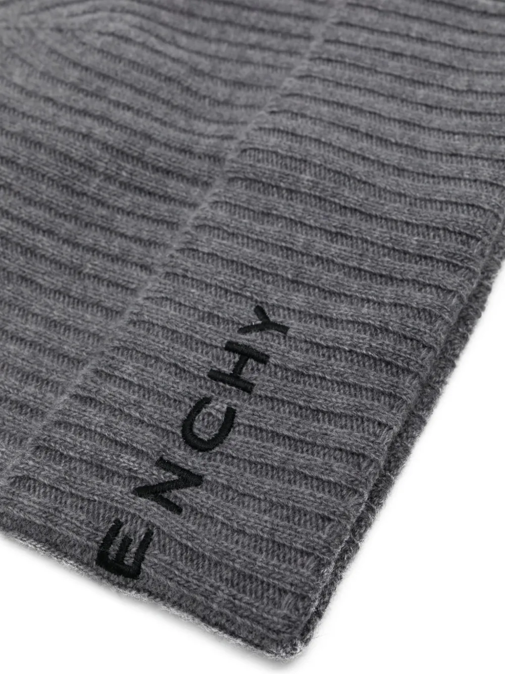 Givenchy 4G logo-embroidered ribbed-knit beanie - Grijs