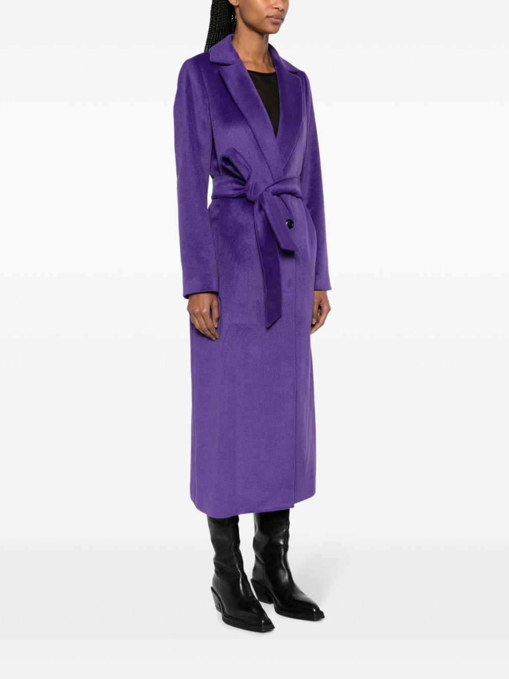 TWINSET double-breasted Belted Coat - Farfetch