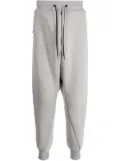 Fumito Ganryu drawstring-waist cotton-blend track pants - Grey