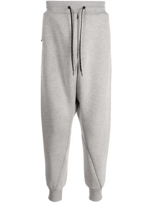 Pantalon de jogging en coton mélangé à lien de resserrage - Fumito Ganryu - Modalova