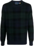 Polo Ralph Lauren plaid-pattern wool jumper - Green