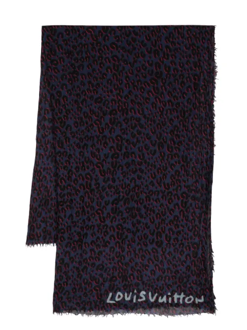 Écharpe à imprimé animalier - Louis Vuitton Pre-Owned - Modalova
