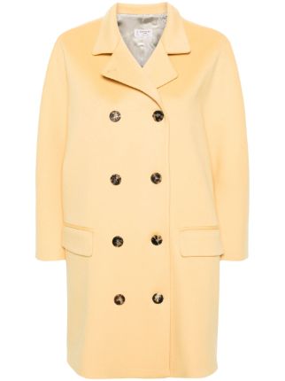 Notch Collar Single Breasted Overcoat