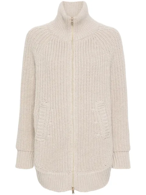 Herno panelled-design high-neck jacket