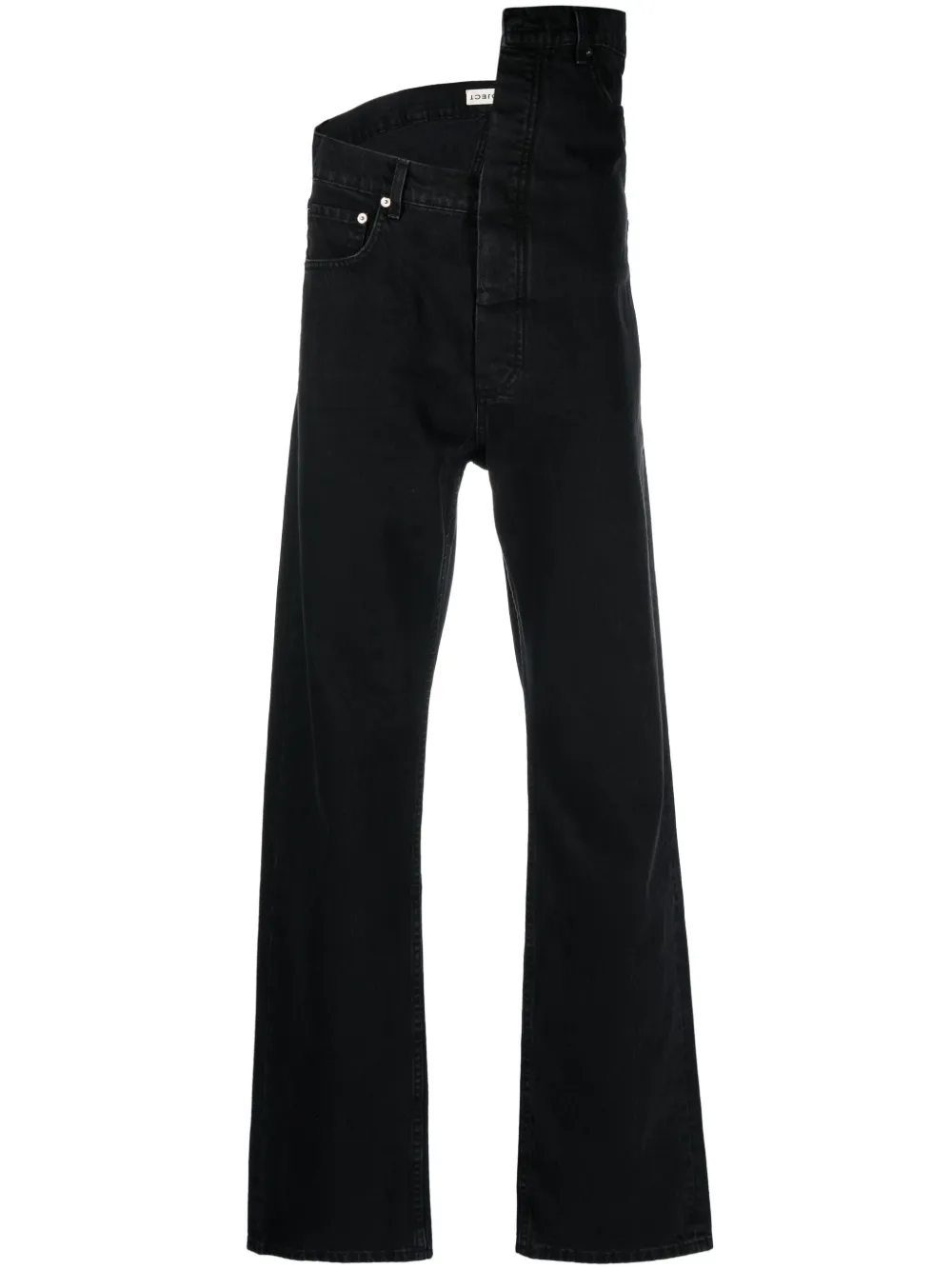 Y Project Asymmetrische jeans Zwart