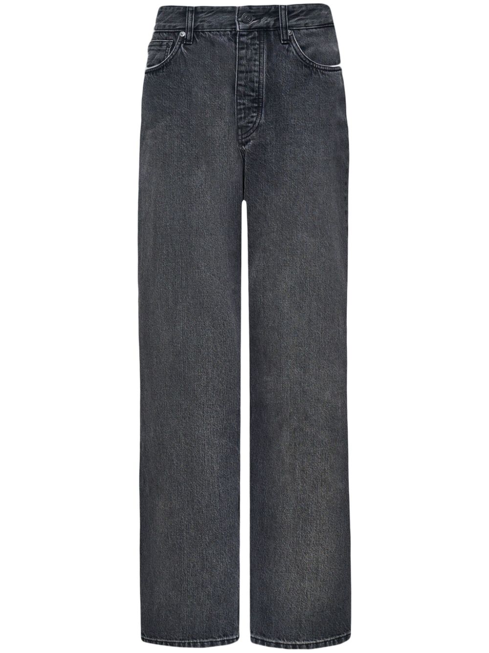 12 STOREEZ Katoenen jeans Zwart