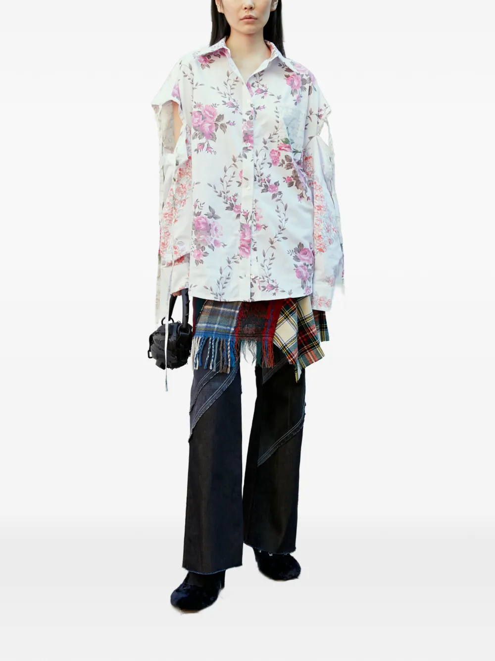 Rave Review Eli blouse met bloemenprint Wit