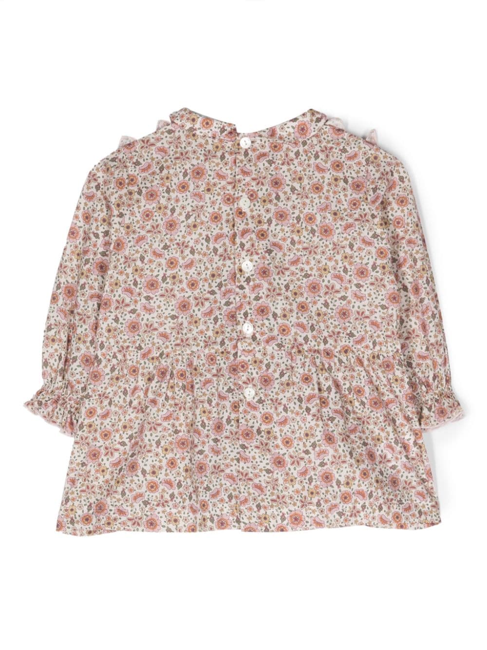 La Stupenderia Shirt met bloemenprint - Roze