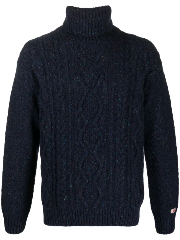 Baracuta Aran cable knit Jumper Farfetch