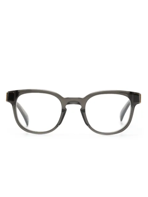 Dunhill square-frame transparent glasses