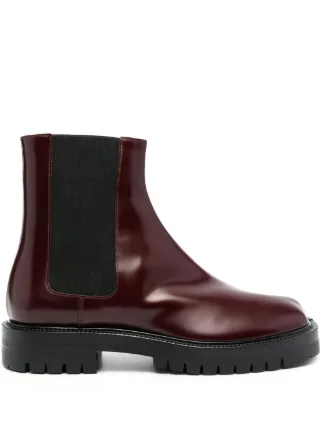 MAISON MARGIELA★素敵！Leather Chelsea boots MAISON MARGIELA Alex leather Chelsea boots | THE OUTNET