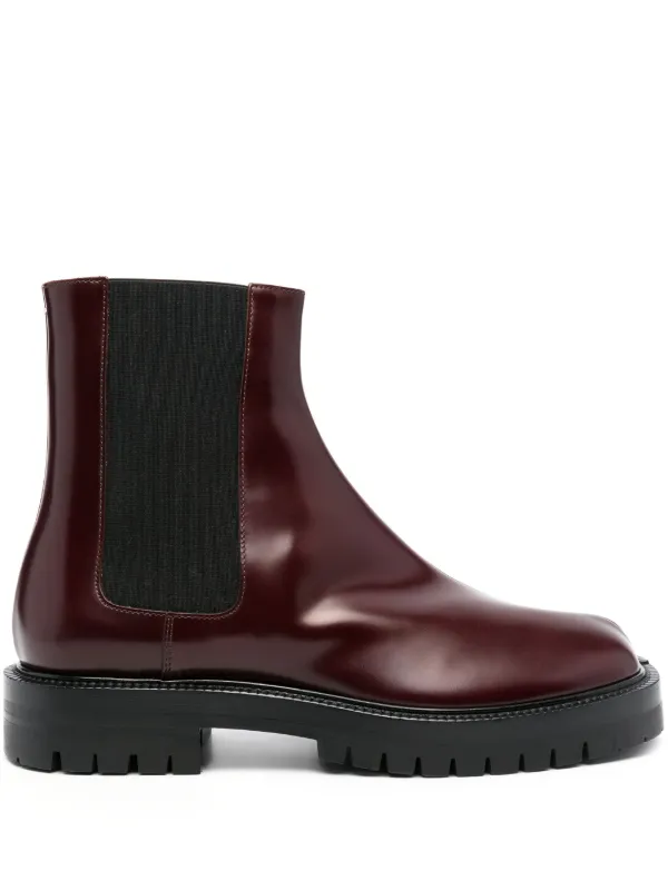 Maison Margiela Bottines Chelsea Tabi 40 Mm Rouge FARFETCH CM