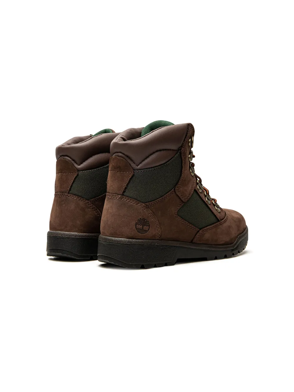 Timberland Kids 6 Inch Field "Brown Green" boots