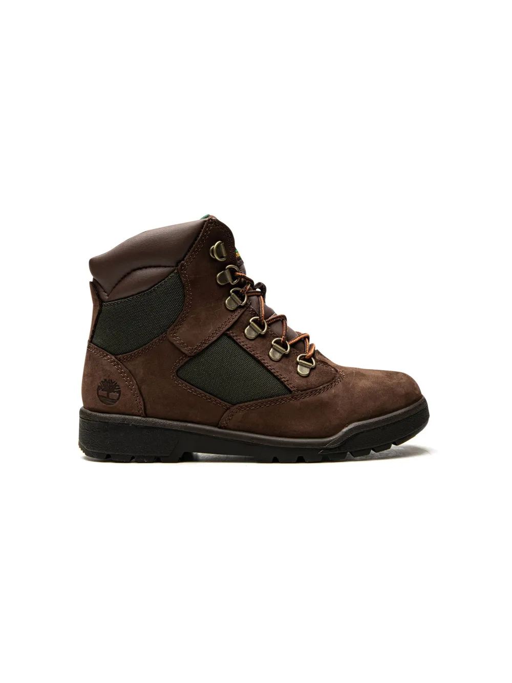 Timberland Kids 6 Inch Field Brown / Green laarzen - Bruin