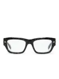 Alexander McQueen Eyewear spike studs wayfarer glasses - Black