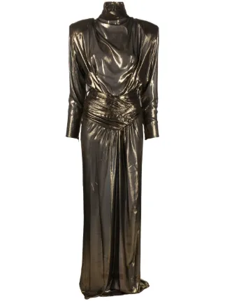 Robe métallisée online or