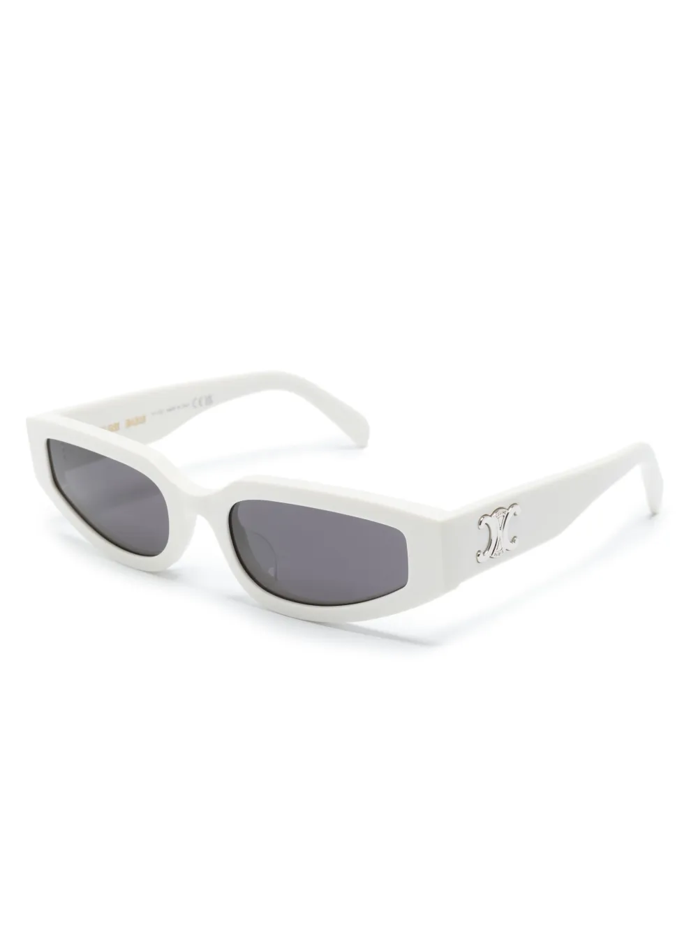 Celine Eyewear Triomphe cat-eye frame sunglasses - Wit