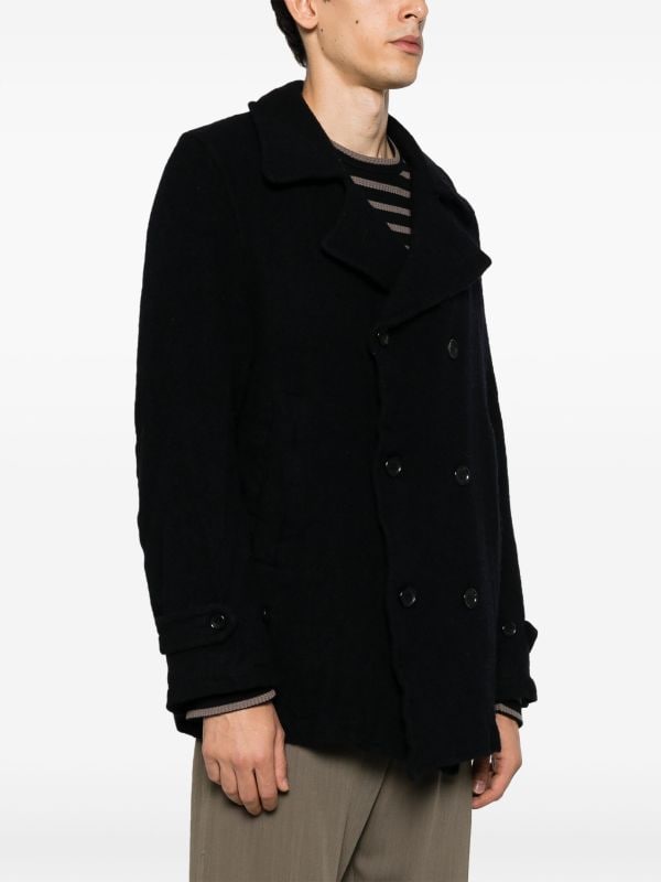 Comme Des Garçons Shirt double-breasted Wool Coat - Farfetch