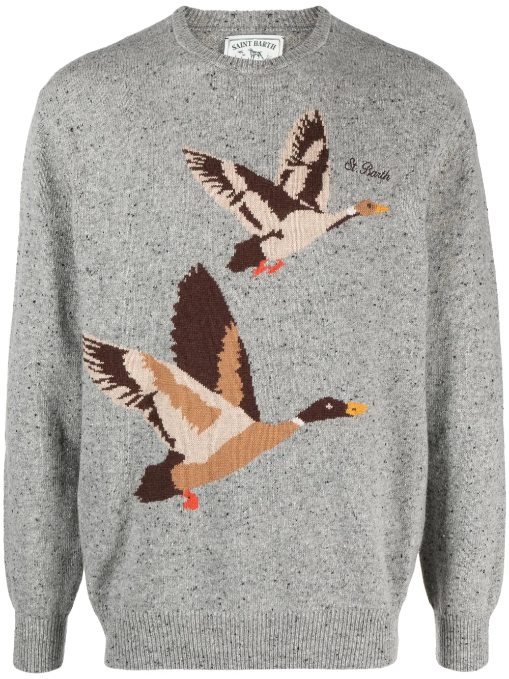 MC2 Saint Barth Intarsia trui Grijs