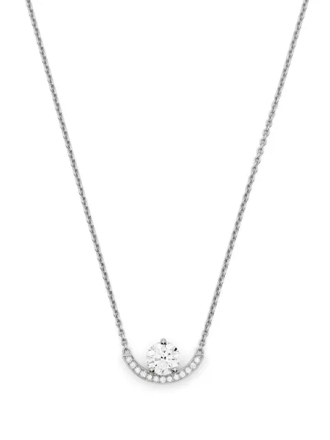 Loyal.e Paris collar Intrépide Petit Arc en oro blanco reciclado de 18kt con diamante