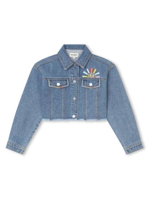 SONIA RYKIEL ENFANT cropped denim jacket 