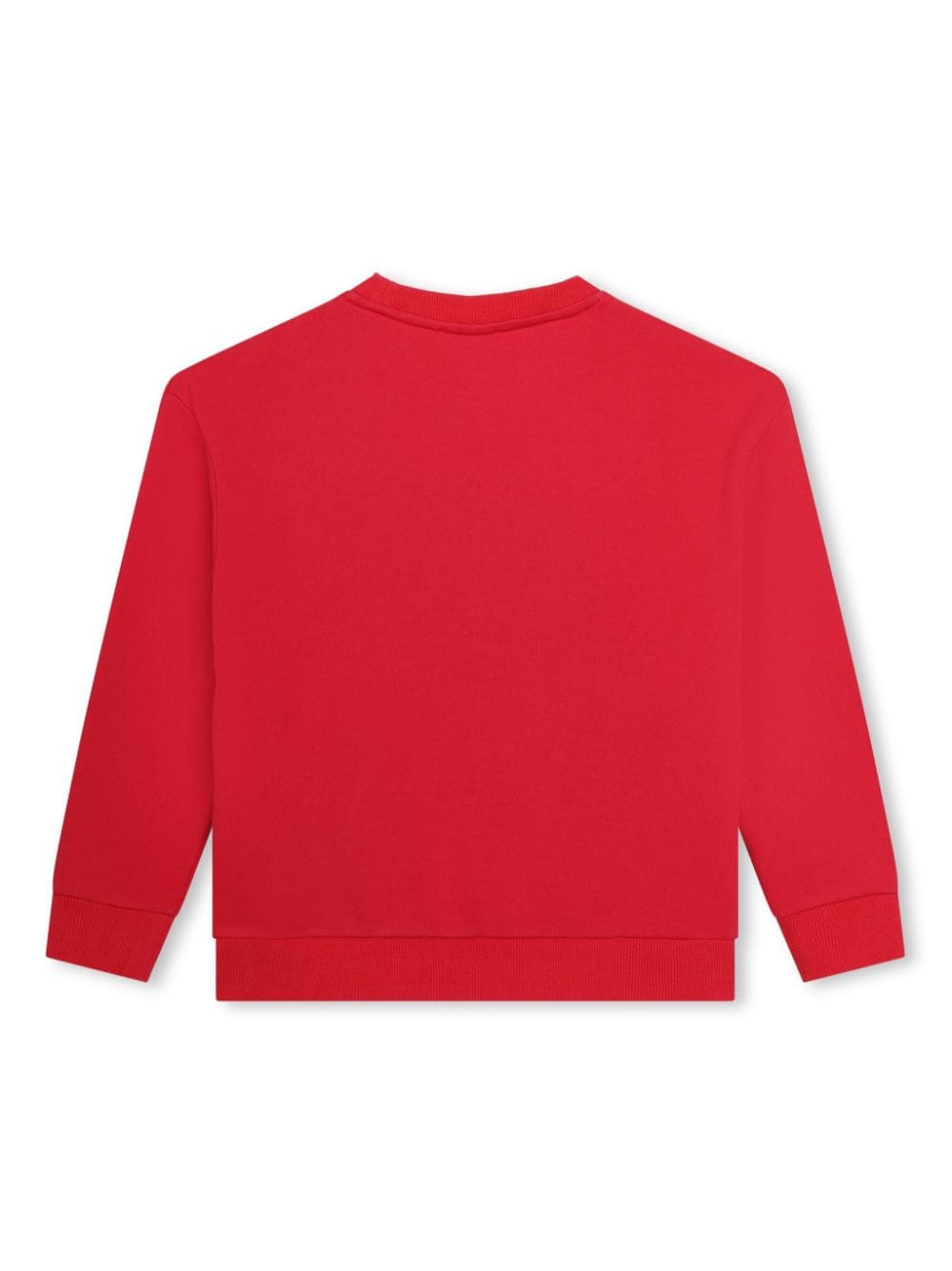 Shop Sonia Rykiel Enfant Logo-print Cotton Sweatshirt In Rot