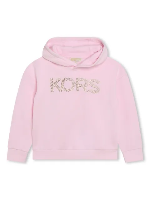 Michael Kors Kids logo-print cotton hoodie 