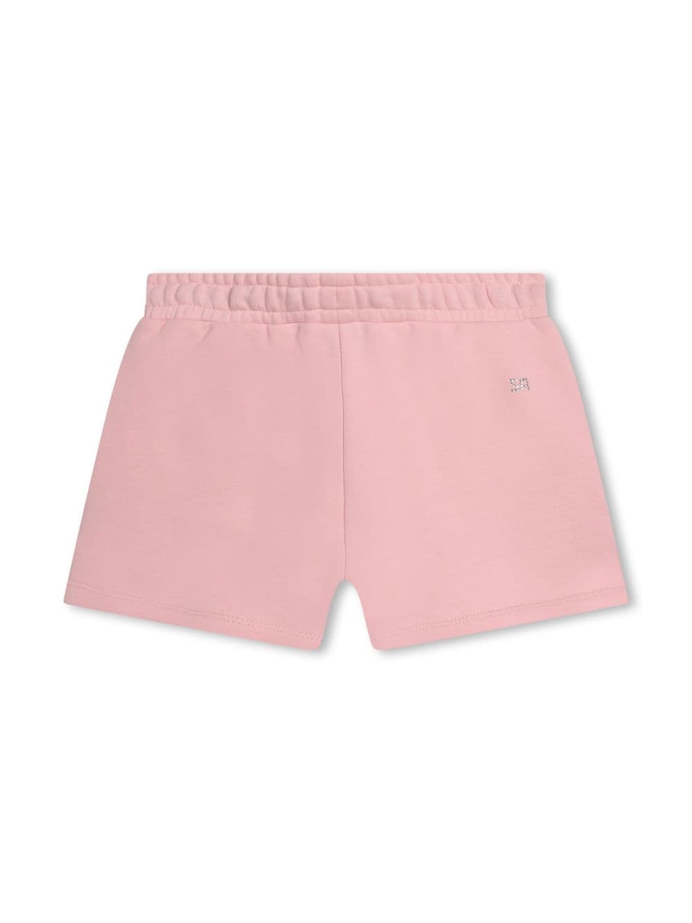 Shop Sonia Rykiel Enfant Rhinestone-embellished Cotton Shorts In Pink