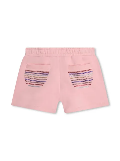 SONIA RYKIEL ENFANT short en coton à ornements strassés