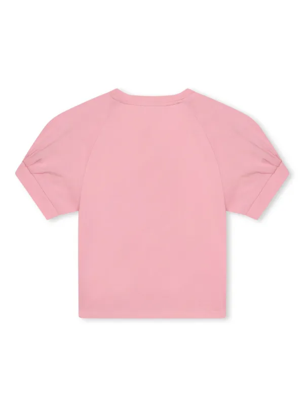 SONIA RYKIEL ENFANT Cherry logo-print Organic Cotton T-shirt