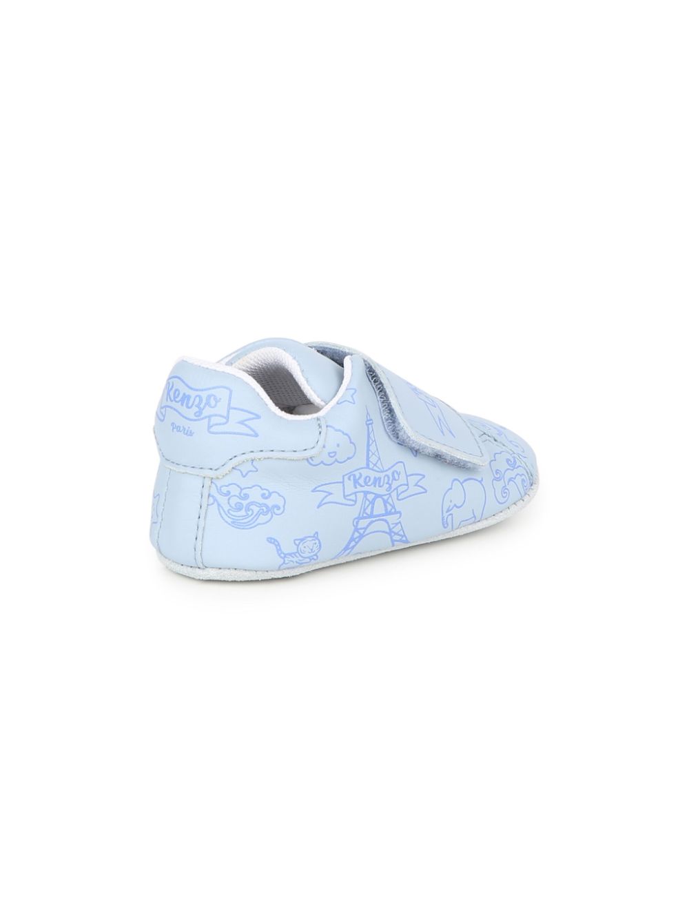 Kenzo Kids Slippers met print Blauw