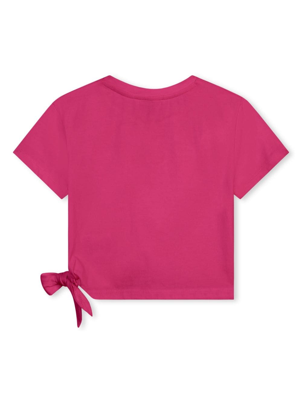 Shop Michael Kors Logo-embroidered Cotton T-shirt In Pink
