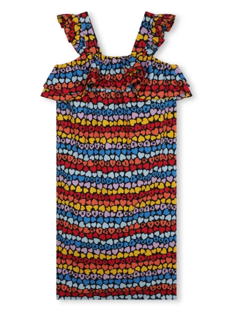 SONIA RYKIEL ENFANT logo-print cotton dress 