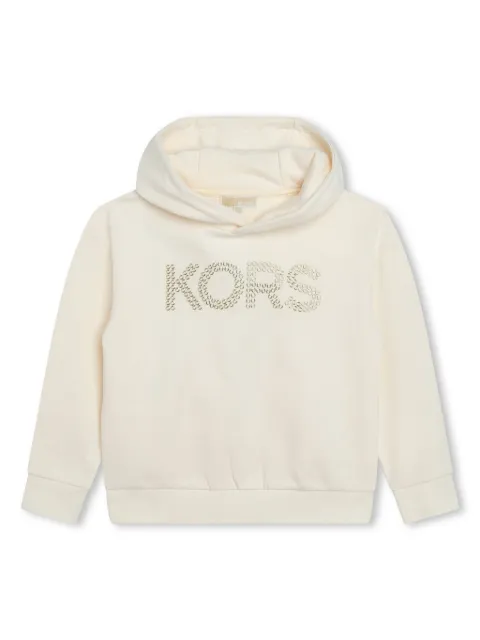 Michael Kors Kids logo-appliqué jersey hoodie