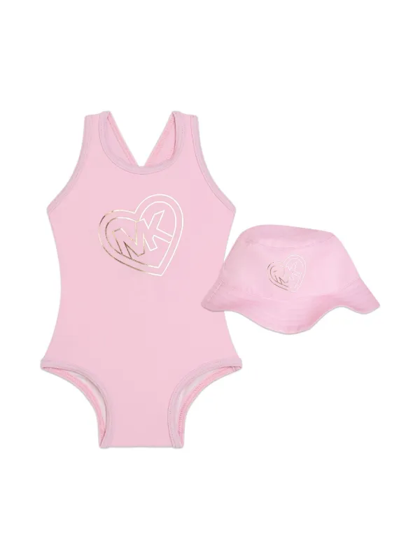 Michael Kors Kids monogram print Swimsuit Farfetch