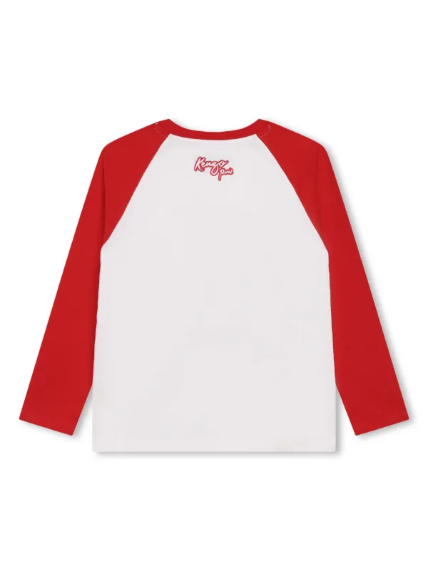 Kenzo Kids dragon-print Cotton T-shirt | Red | FARFETCH