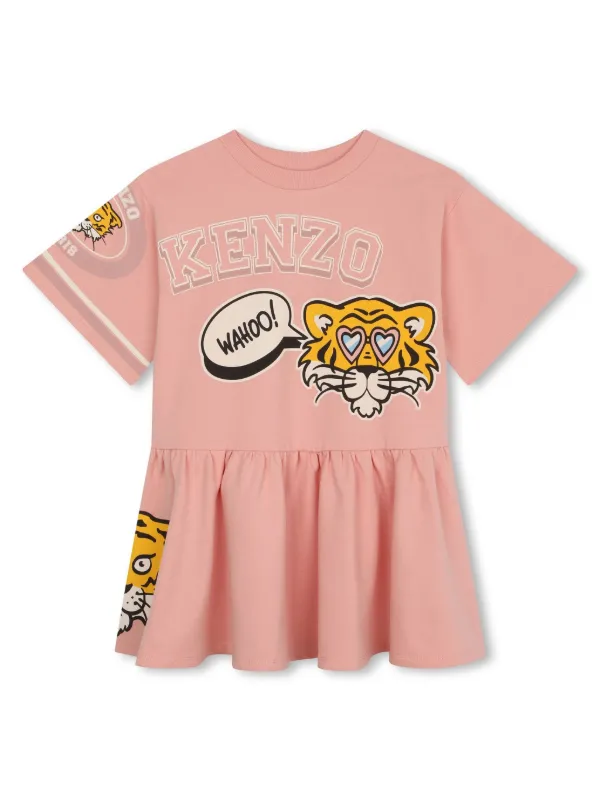 Kenzo Kids Vestido Corto Kenzo Club Rosa FARFETCH ES