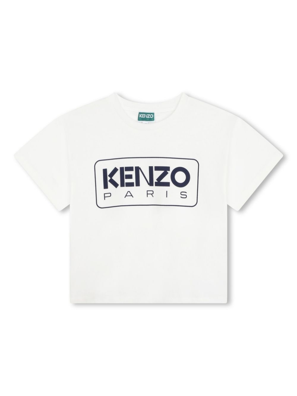 Shop Kenzo Logo-print Organic Cotton T-shirt In Neutrals