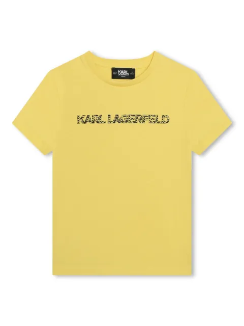 Karl Lagerfeld Kids logo-print organic cotton T-shirt