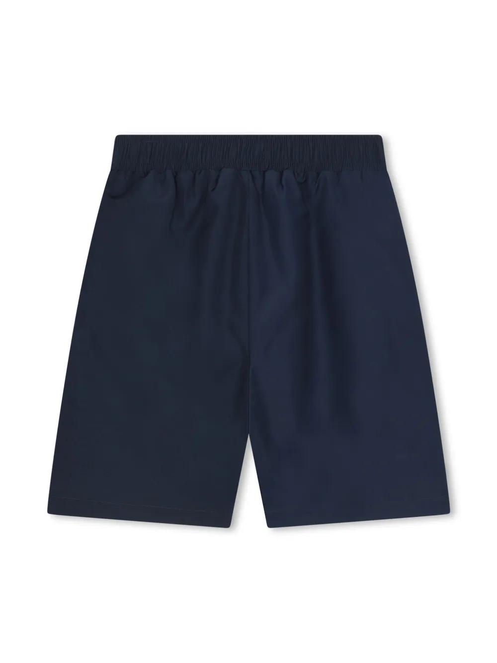 Kenzo Kids logo-print track shorts - Blauw