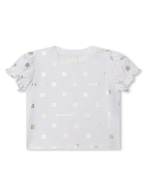 Givenchy Kids 4G-print stretch-cotton T-shirt