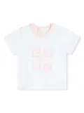 Givenchy Kids 4G-print elasticated-waist cotton shorts - Pink