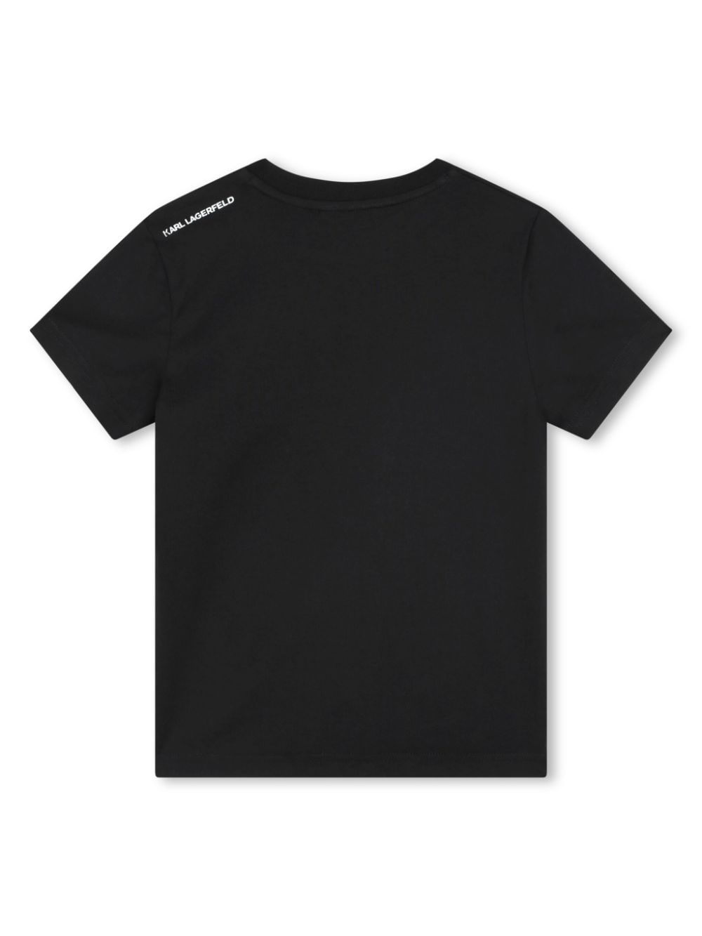 Karl Lagerfeld Kids T-shirt met tekst Zwart