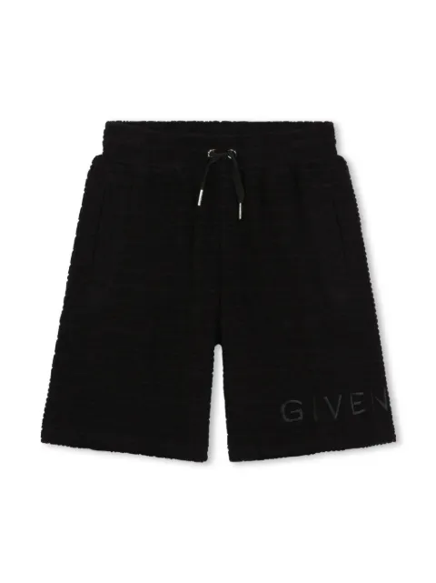 Givenchy Kids logo-embroidered jacquard shorts