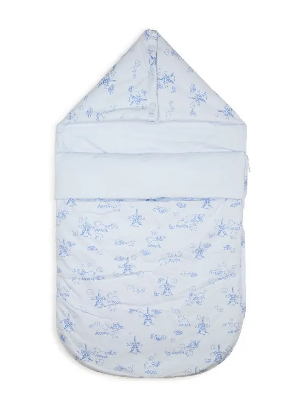 Kenzo Kids graphic print Cotton Sleeping Bag Farfetch
