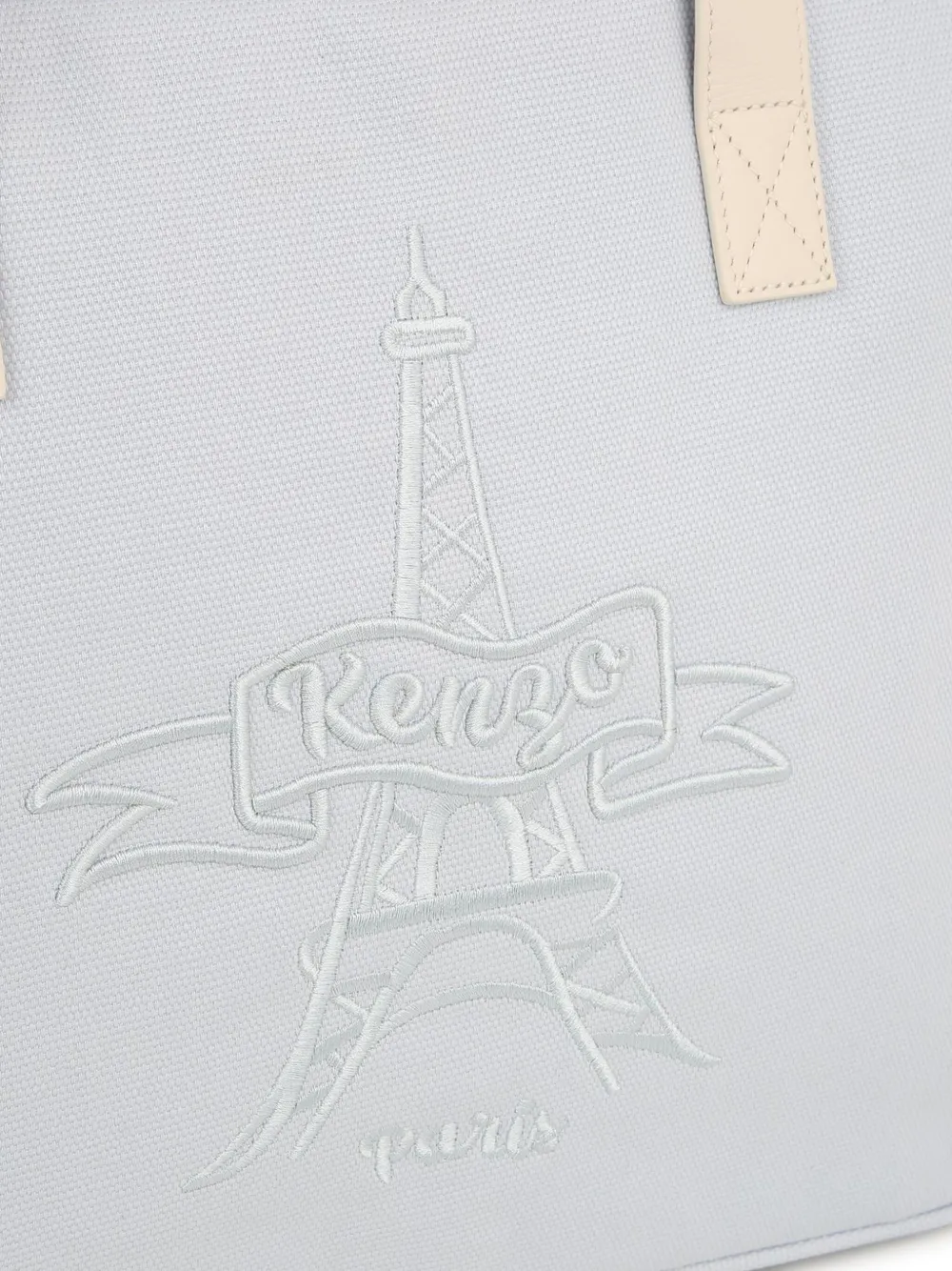 Logo-Embroidered Canvas Changing Bag