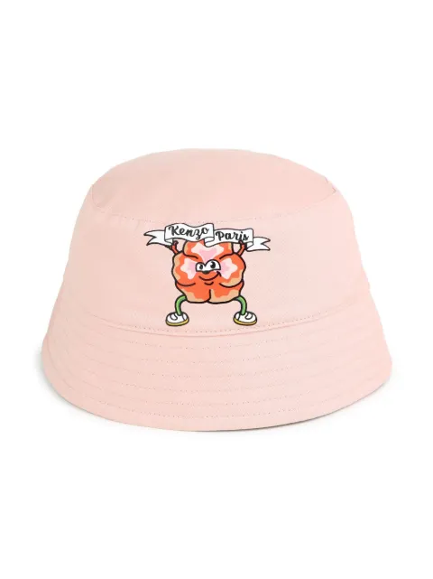 Kenzo Kids gorro de pescador Boke Flower reversible