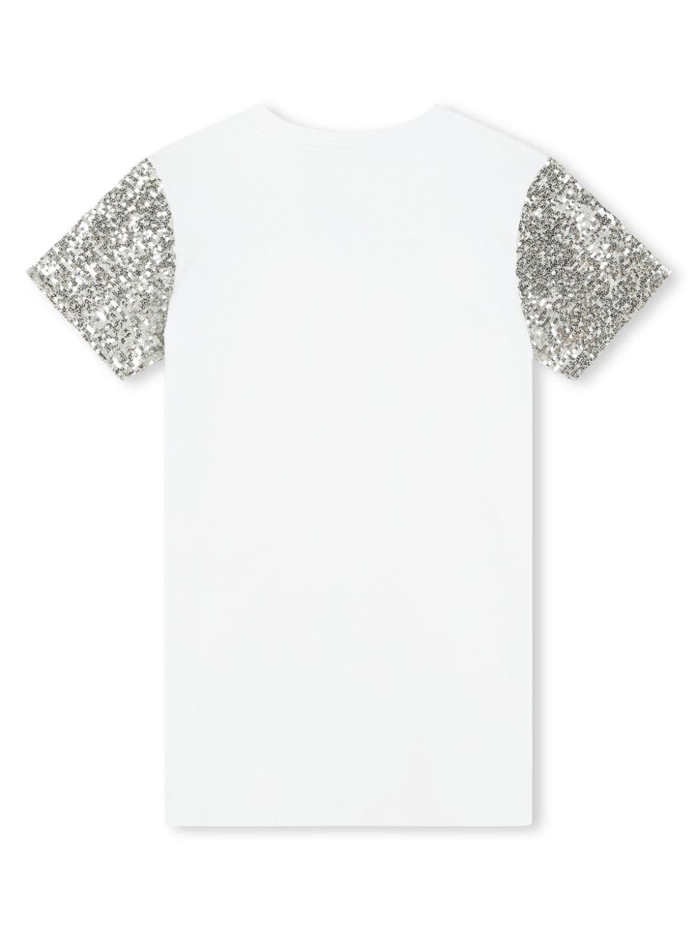 Shop Givenchy Sequinned 4g-logo Casual Dress In White
