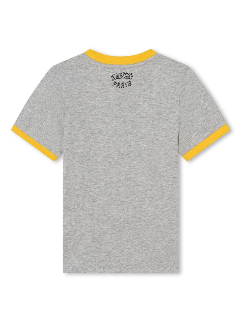 Shop Kenzo Logo-print Cotton T-shirt In Grey